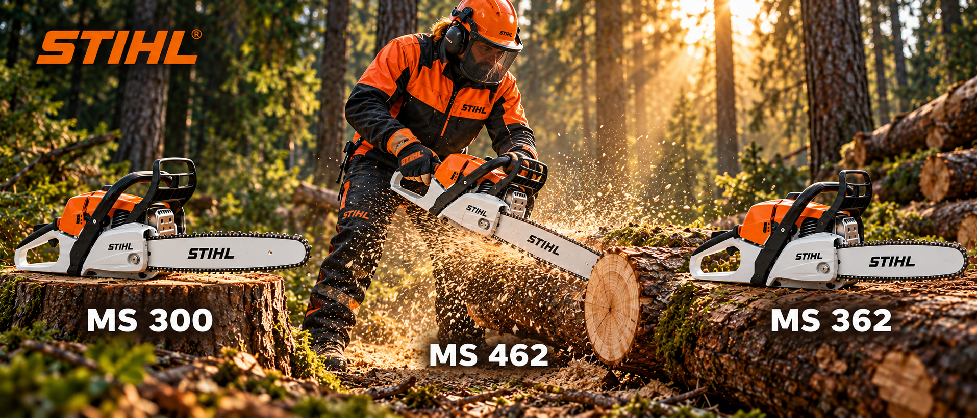 Pilarki profesjonalne STIHL: MS 300 C-M, MS 362 czy MS 462 C-M